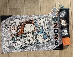 Comic Book Style 2026 NAIC Exclusive Pokemon Playmat W/ Bag - Brand New - Image 1