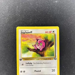 Jigglypuff 54/64 Jungle 1st Edition WOTC Pokemon Card - 1999 Vintage - LP - Image 2