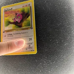 Jigglypuff 54/64 Jungle 1st Edition WOTC Pokemon Card - 1999 Vintage - LP - Image 5