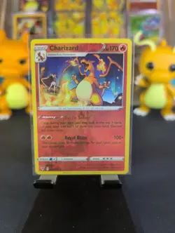Charizard 025/185 Swsh04: Vivid Voltage Reverse Holo Pokemon TCG NM - Image 1