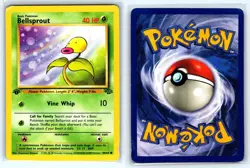 BELLSPROUT 49/64 COMMON JUNGLE POKEMON 1ST EDITION HP - Image 3