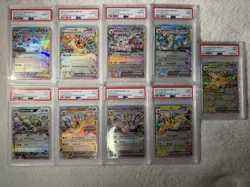 Pokemon Eevelutions Prismatic Box Surprise Promo’s PSA 10-9-8 - Image 1