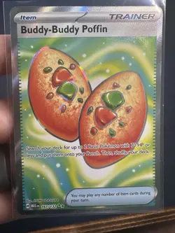 Pokemon *PRE-RELEASE* Full Art Buddy-Buddy Poffin 167/132 From MEGA EVOLUTIONS - Image 1