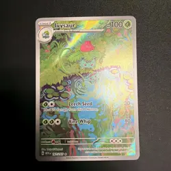 Pokemon TCG Ivysaur Scarlet & Violet 151 IR #167/165 Tag 9 - Image 1
