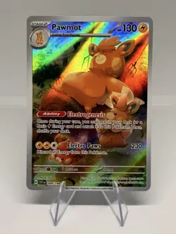 Pokemon Scarlet And Violet 209/198 Pawmot Illustration Rare - Image 1