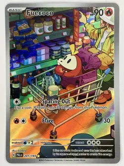 Fuecoco NM 201/193 Sv02: Paldea Evolved Pokemon TCG Holo - Image 1