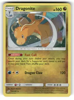 Dragonite NM 119/181 Team Up Pokemon Cosmos Holo Promo - Image 1