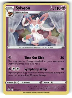 Sylveon LP SWSH211 Sword & Shield Promo Pokemon Holo Promo - Image 1