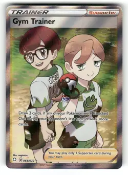 Gym Trainer NM 068/072 Holo Shining Fates Pokemon Ultra Rare - Image 1
