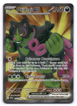 Okidogi ex NM 082/064 Sv: Shrouded Fable Pokemon TCG Holo - Image 1