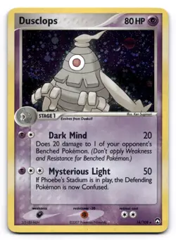Dusclops NM SWIRL Power Keepers 14/108 Pokemon TCG Holo - Image 1