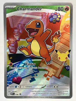 Charmander NM 038 Me: Mega Evolution Promo Pokemon TCG Holo - Image 1