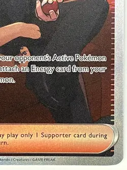 Giovanni's Charisma NM SIR 204/165 Sv: Scarlet & Violet 151 Pokemon TCG Holo - Image 5