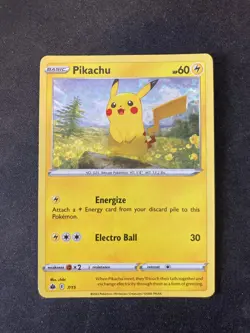 Pikachu 7/15 Holo 2022 Pokemon McDonalds Match Battle card Exc - Near Mint #2 - Image 1