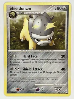 Bastiodon Shieldon LP-NM Mysterious Treasures 21 63 116/123 Platinum Pokemon TCG - Image 5