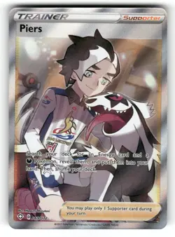 Piers NM 069/072 Holo Shining Fates Pokemon Ultra Rare - Image 1