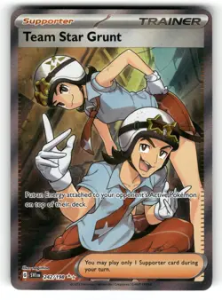 Team Star Grunt NM 242/198 Holo Scarlet & Violet Pokemon Ultra Rare - Image 1