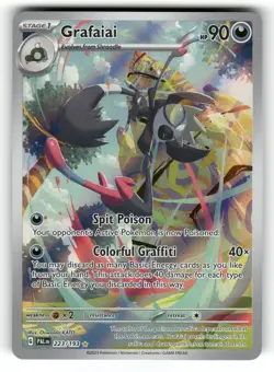 Grafaiai NM 223/193 Holo Paldea Evolved Pokemon Illustration Rare - Image 1