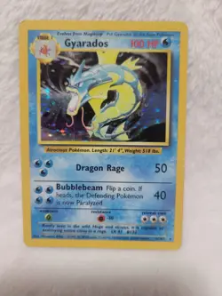 Pokemon TCG Gyarados Base Set 6/102 Holo 1999-2000 Wizards Base Set Copyright... - Image 3