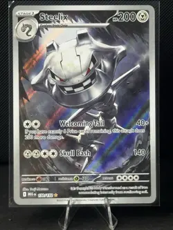 Pokemon TCG Steelix 150/132 Me01: Mega Evolution Holo English Stage 1 HP 200 - Image 1