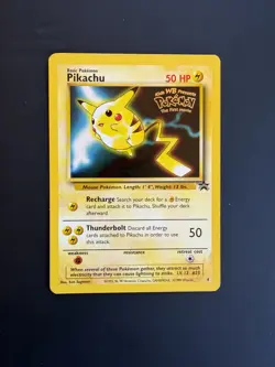 Pokemon Pikachu Black Star Promo #4 Pokemon the First Movie - Image 1