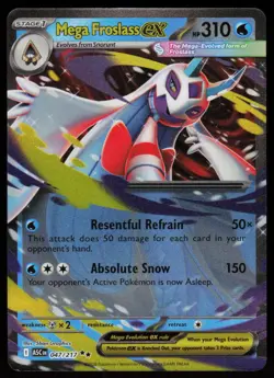 Mega Froslass ex 047/217 Double Rare Ascended Heroes Pokemon Holo Near Mint - Image 1