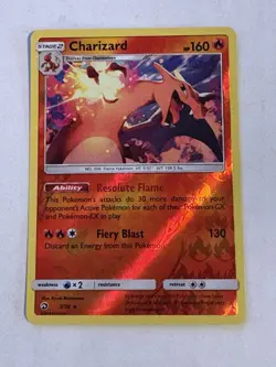 Charizard Reverse HOLO RARE 3/70 Pokemon TCG SM Dragon Majesty NM Shiny 2018 - Image 1