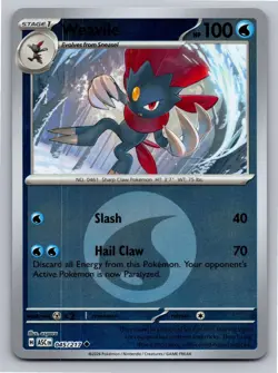 Weavile (Energy Symbol Pattern) 045/217 Ascended Heroes Pokemon Reverse Holo NM - Image 1