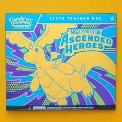 Pokemon TCG Mega Evolution Ascended Heroes Elite Trainer Box Sealed - FREE SHIP! - Image 1