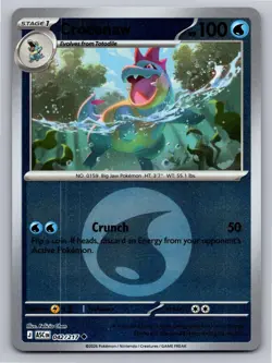 Croconaw (Energy Symbol Pattern) 042/217 Ascended Heroes Pokemon Reverse Holo NM - Image 1