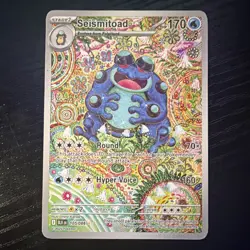 The Pokemon Company Seismitoad 105/086 Sv: Black Bolt IR Holo Eng 170HP - Image 1