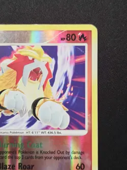 Entei 4/132 Secret Wonders Reverse Holo Rare Pokemon 2007 LP - Image 4