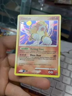 #5 Entei 4/132 Secret Wonders 2007 Holo Rare CRACKED ICE Pokemon Card - Image 5