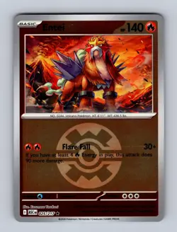 Entei (Quick Ball) 025/217 Rare Ascended Heroes Pokemon Reverse Holo Near Mint - Image 1