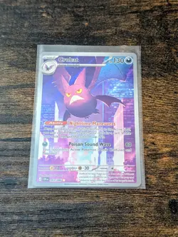 Crobat 093/086 ME Chaos Rising Holo Full Art Illustration Rare Pokemon NM-MT - Image 1