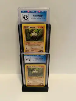 CGC 9.5 Brock’s Mankey Pokemon (2000) Gym Heroes-67/132 - Image 1
