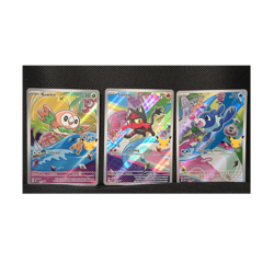 Pokemon Promo Holo Rowlet Litten Popplio Set - Image 1