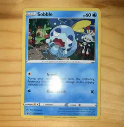 Pokemon TCG Sobble SWSH073 Sword & Shield Promo Holo Basic 60 HP EN 2020 - Image 1