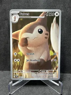 Furret 168/159 Illustration Rare Journey Together Pokemon Holo Near Mint - Image 1