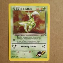Rocket's Scyther 013/132 Pokemon Gym Heroes Holo - Image 1