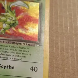 Rocket's Scyther 013/132 Pokemon Gym Heroes Holo - Image 4
