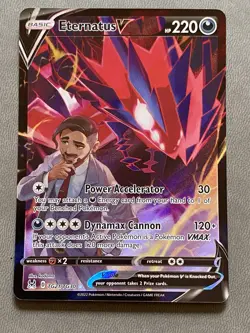 Eternatus V TG21/TG30 Holo V Rare Lost Origin Trainer Gallery Pokemon NM - Image 1
