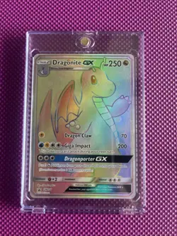 Pokemon TCG Dragonite GX Holo Promo Card Sun & Moon SM156 - Image 1