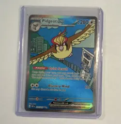 Pokemon TCG Pidgeot ex 225/197 SV03 Obsidian Flames SIR Holo EN 280HP - Image 1