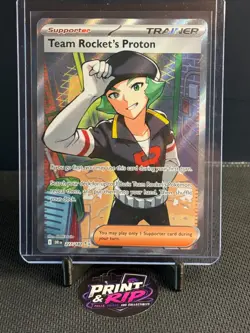 Team Rocket's Proton 227/182 - Ultra Rare - Pokemon Destined Rivals - NM - Image 1
