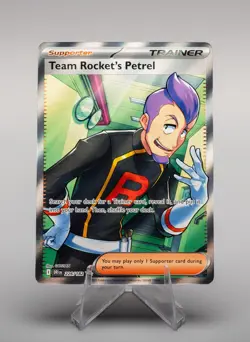 Team Rocket's Petrel 226/182 Ultra Rare Destined Rivals Pokemon Near Mint - Image 1