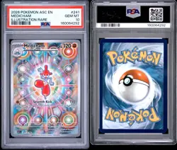 2026 POKEMON ASC EN-ASCENDED HEROES ILLUSTRATION RARE #241 MEDICHAM PSA 10 - Image 3