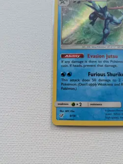 Greninja 9/18 Detective Pikachu Pokemon Holo NM - Image 2
