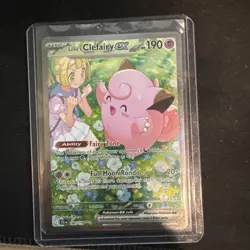 Lillie's Clefairy ex - 184/159 SIR SV09: Journey Together - Pokemon Card - NM - Image 1