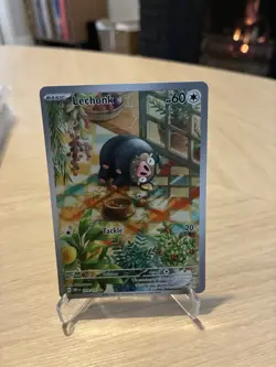 Pokemon TCG Lechonk Obsidian Flames Holo 209/197 Illustration Rare NM Condtition - Image 1